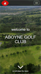 Mobile Screenshot of aboynegolfclub.co.uk